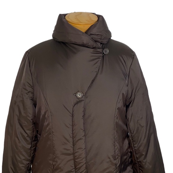 Dennis Bossa Small Brown Long Coat NWT - Picture 3 of 16